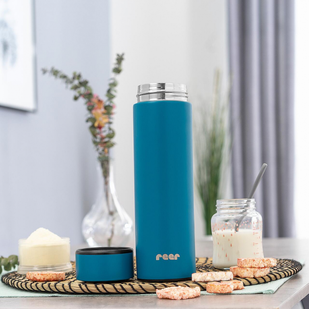 Termos Reer ColourDesign 450ml Albastru - imagine 4