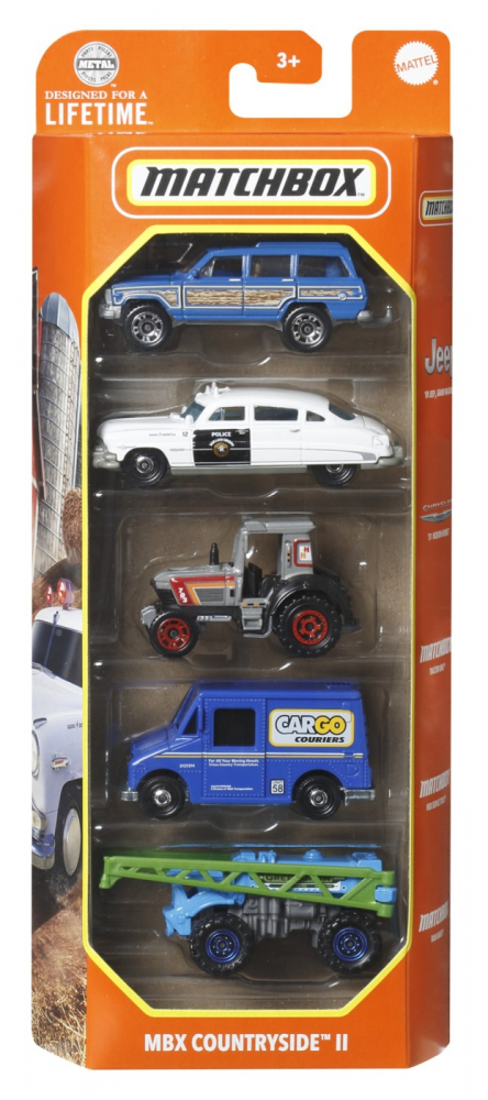 Set 5 Masinute Matchbox MBX Metal 1:64