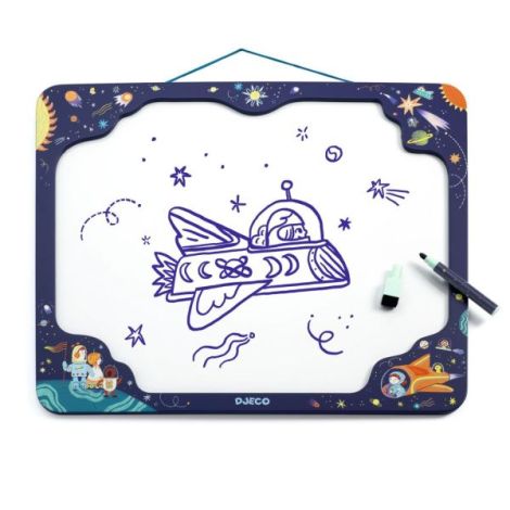 Tabla Djeco Spatiu - Magnetica Lemn Creativa