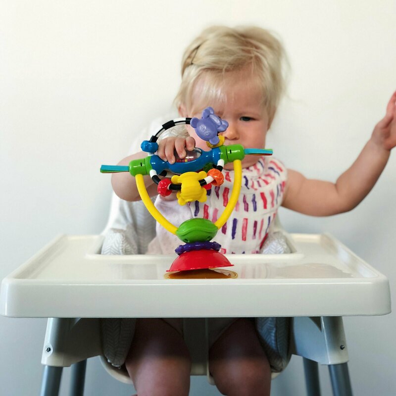 Jucarie Playgro High Chair cu Ventuza 19.5 cm