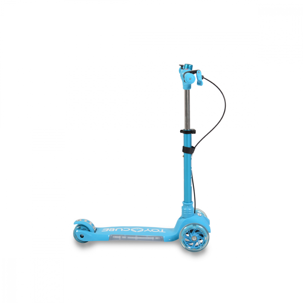 Trotineta Pliabilă LED Byox, cu Muzică și Frână - imagine 3