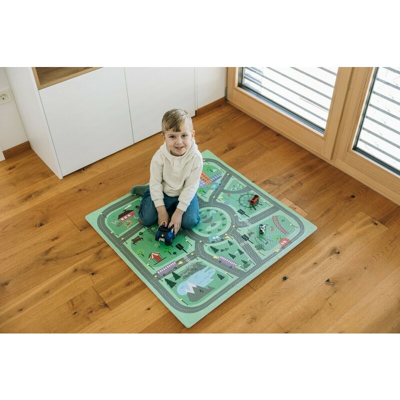 Covoras Puzzle Road Free2Play 91x91cm