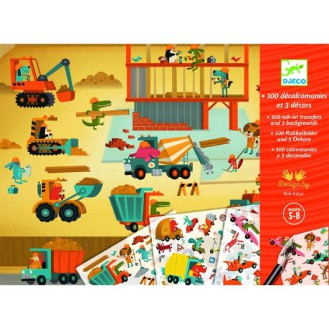 Joc Creativ Vehicule Djeco - Transferuri - imagine 2