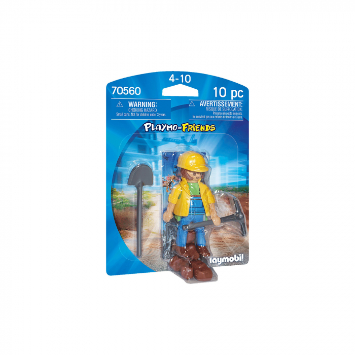 Figurina Muncitor în Construcții Playmobil