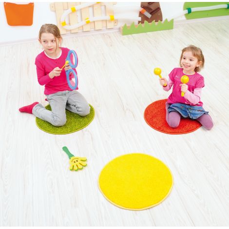 Covor rotund verde 40cm Moje Bambino - imagine 3
