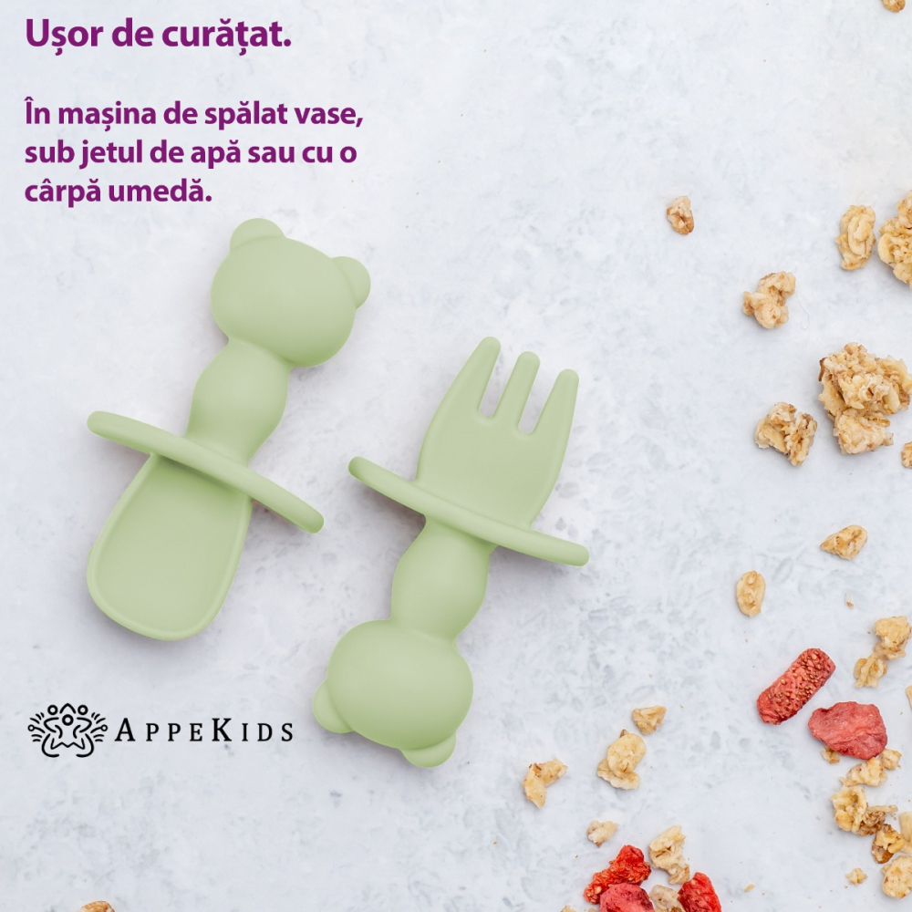 Set Tacâmuri Silicon AppeKids The Little Bear - imagine 3