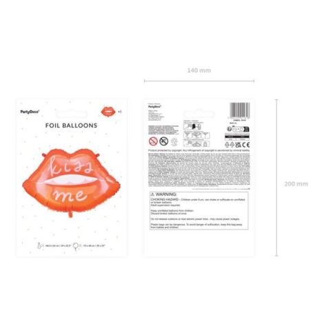 Balon Folie Kiss Me Party Deco | Atmosfera Romantica - imagine 6