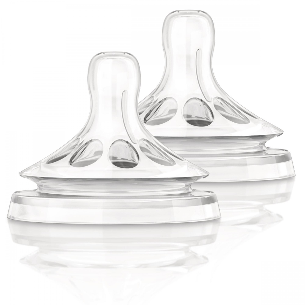 Tetine Philips Avent Flux Mediu, 3 Luni+ - imagine 2