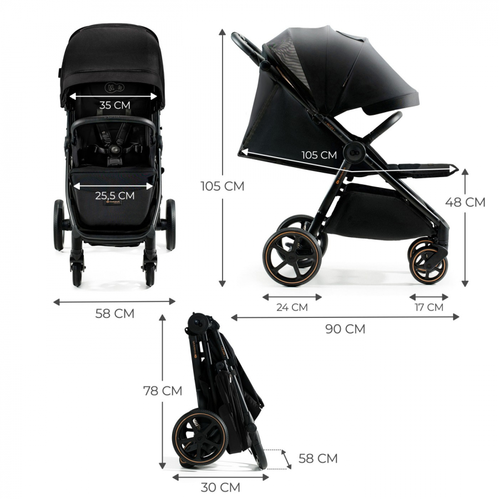 Kinderkraft Mitzy - Carucior Sport Ultra Compact - imagine 5