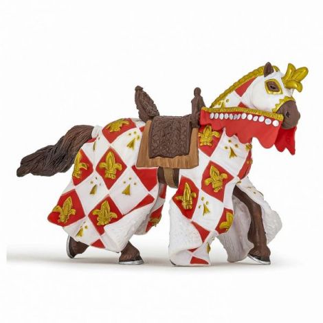 Papo Cal Crin Alb - Figurină Medievală
