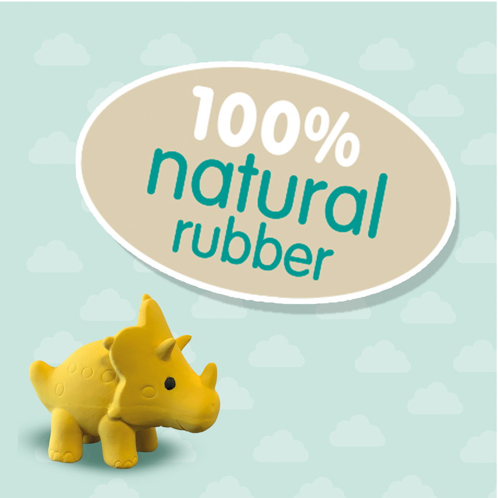 Triceratops Baie Ses Creative, 100% Cauciuc Natural