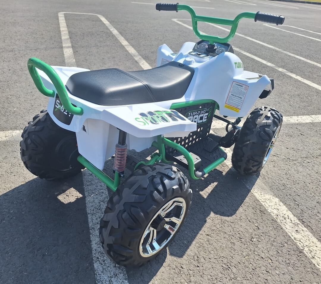 ATV Electric 2 Locuri Autokids 4x4 Alb - imagine 4