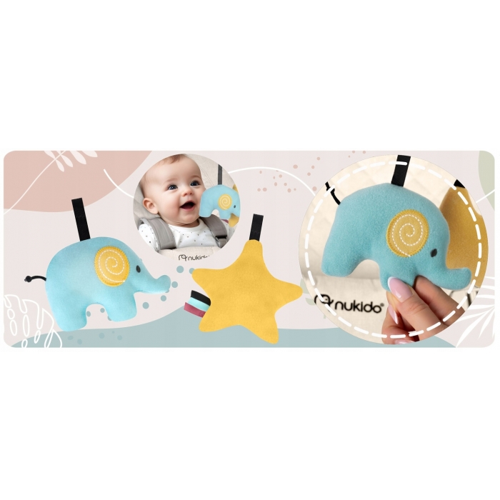Balansoar 2in1 Nukido cu jucării - Relaxare & Siguranță - imagine 2