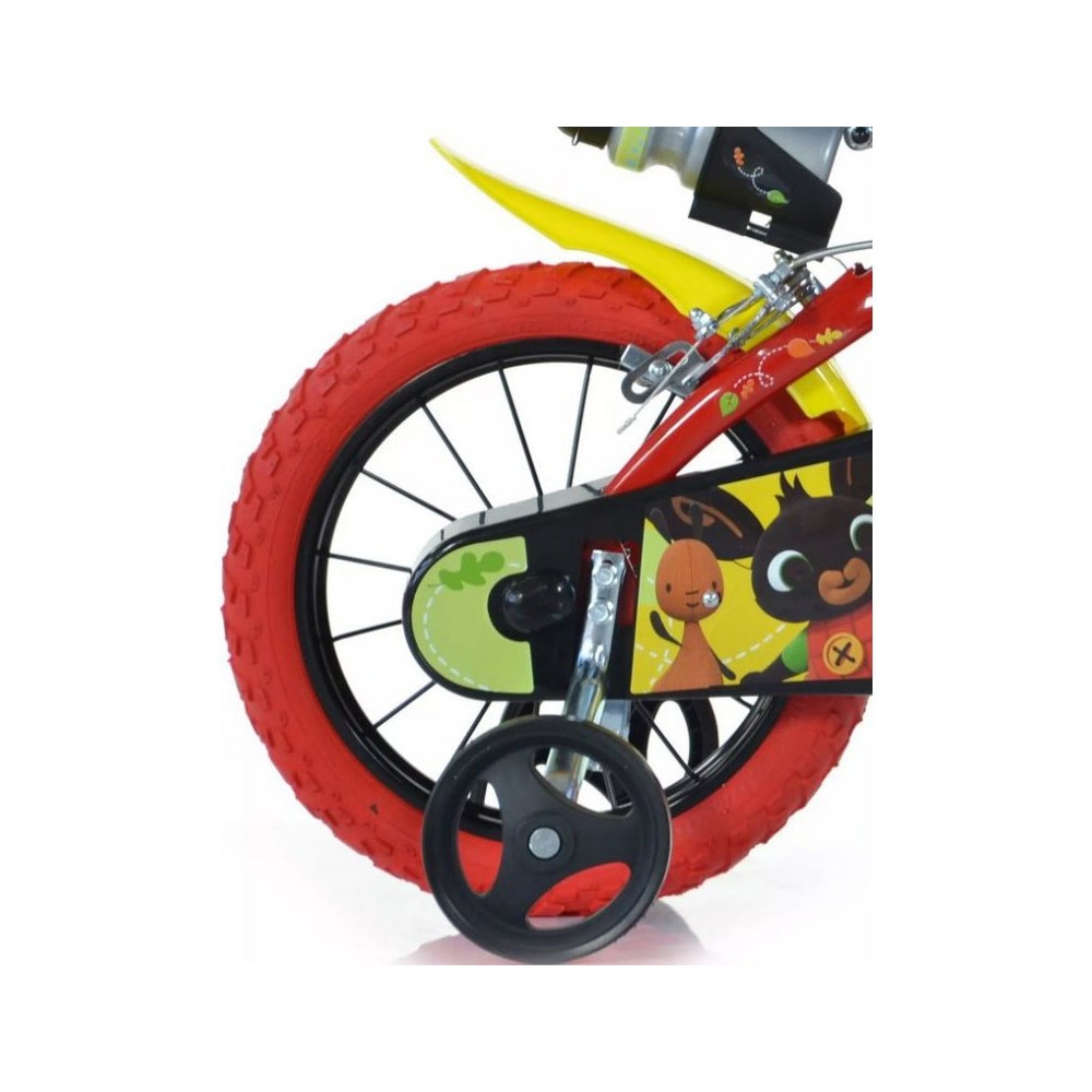 Bicicleta Dino Bikes Bing 14 inch cu Roti Ajutatoare - imagine 4