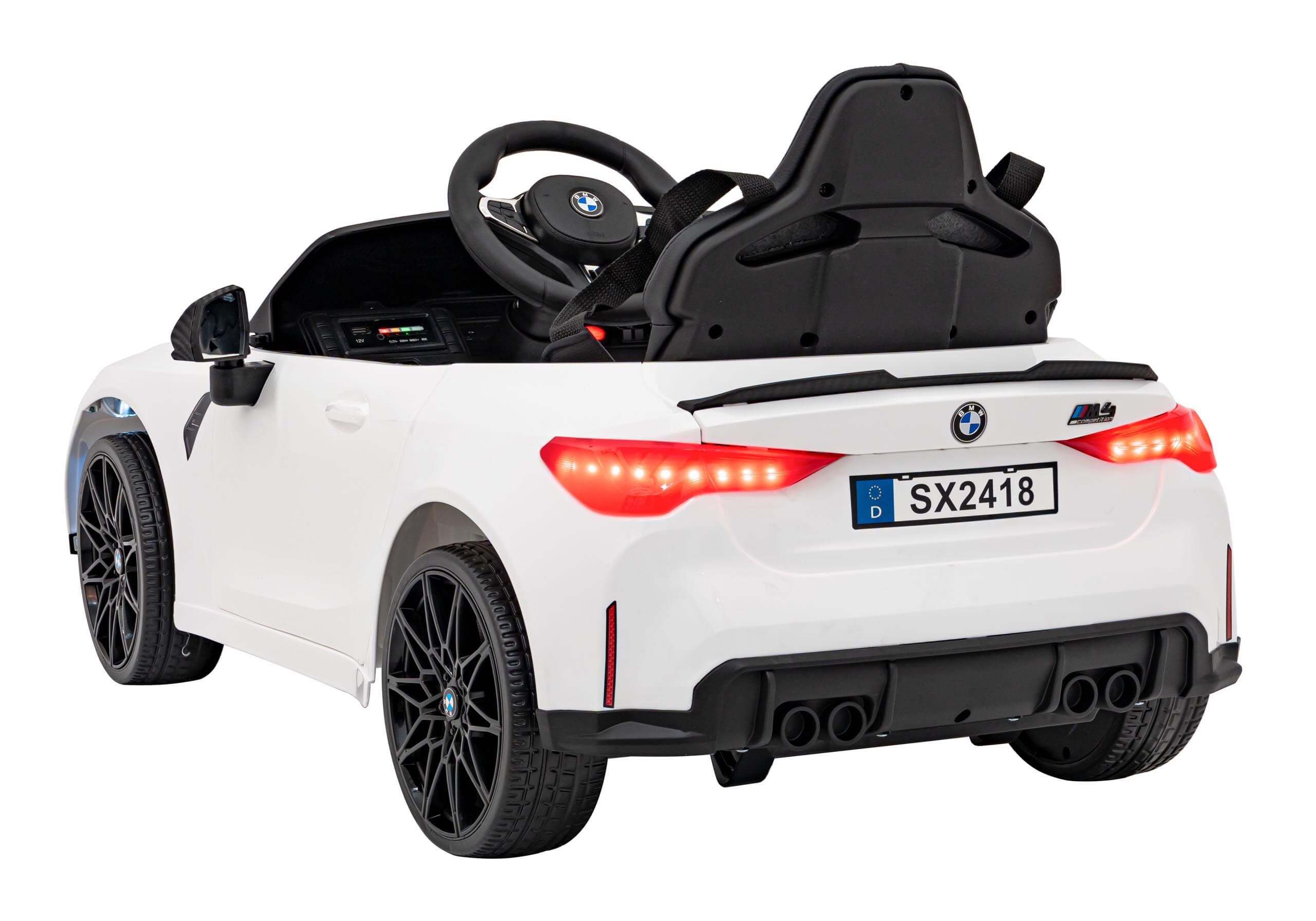 Masinuta Electrica BMW M4 12V | Copii - imagine 6