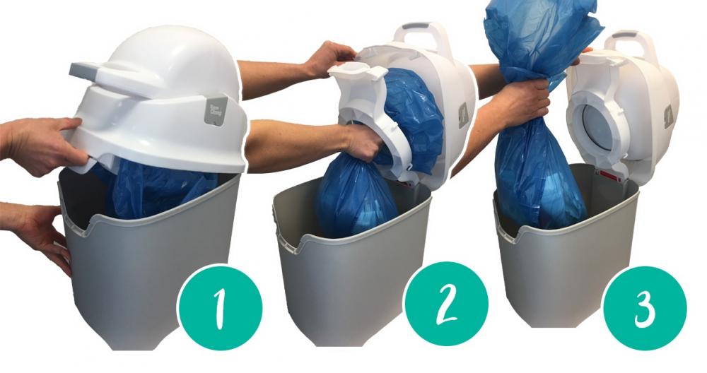 Diaper Champ Cos Ermetic Scutece - imagine 4