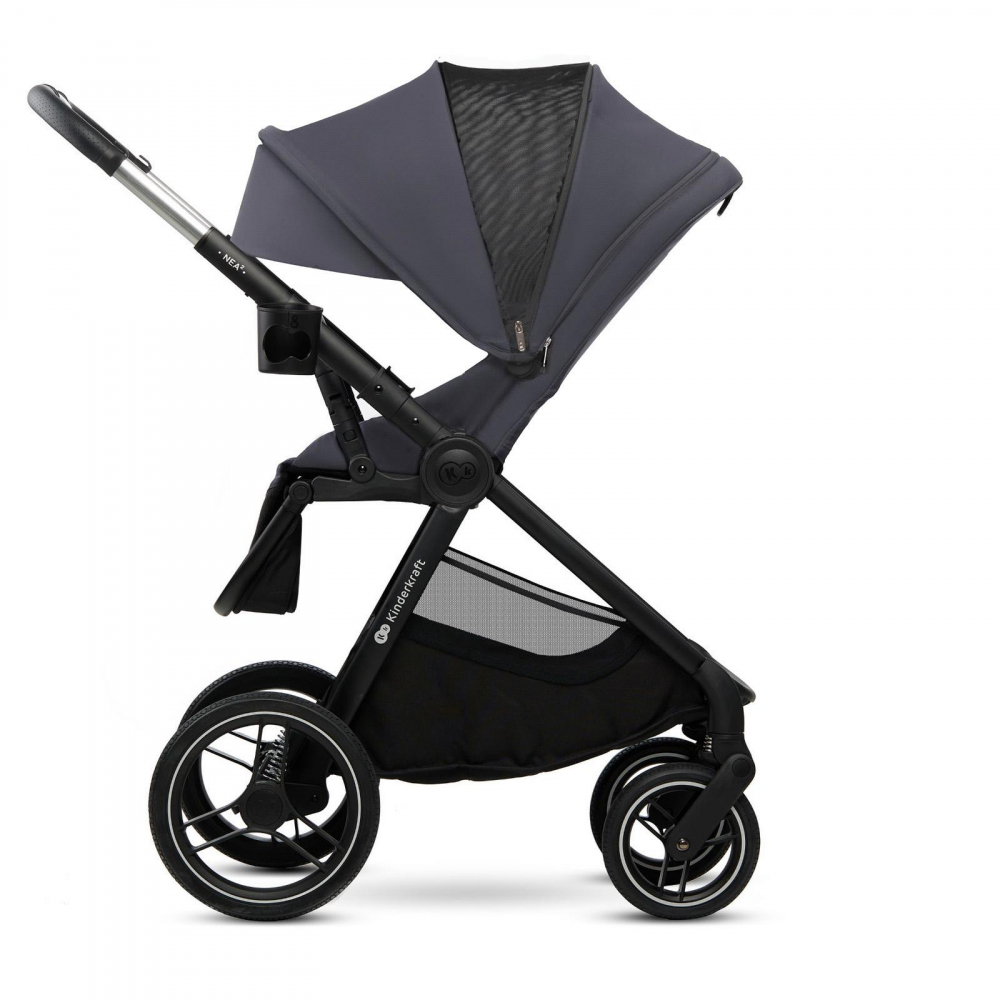 Carucior 2in1 Kinderkraft NEA 2.0 Grey - imagine 2