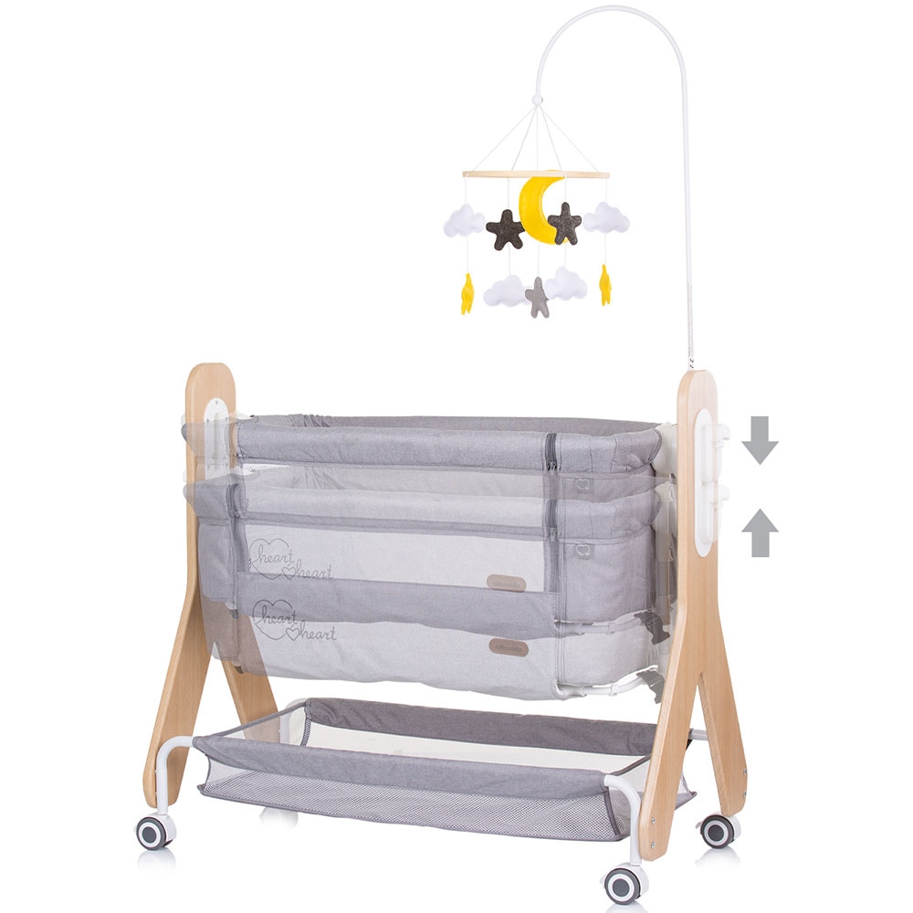 Patut Co-Sleeper Chipolino Heart 2 Heart Glacier - imagine 2