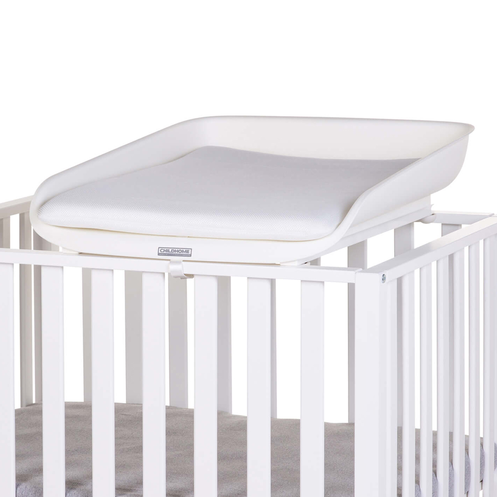 Masa de infasat Childhome Evolux, Alb - imagine 2