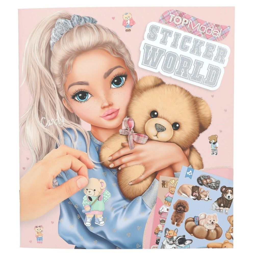 Carte cu Stickere Depesche TOPModel Team Teddy