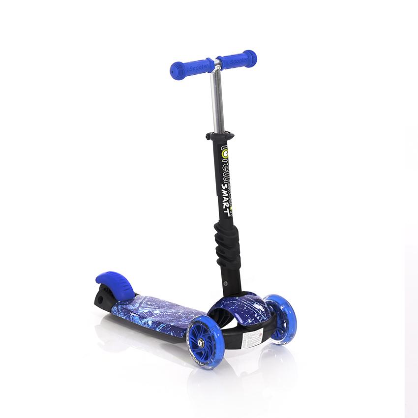 Trotineta Lorelli Smart Blue cu 3 Roti LED - imagine 4