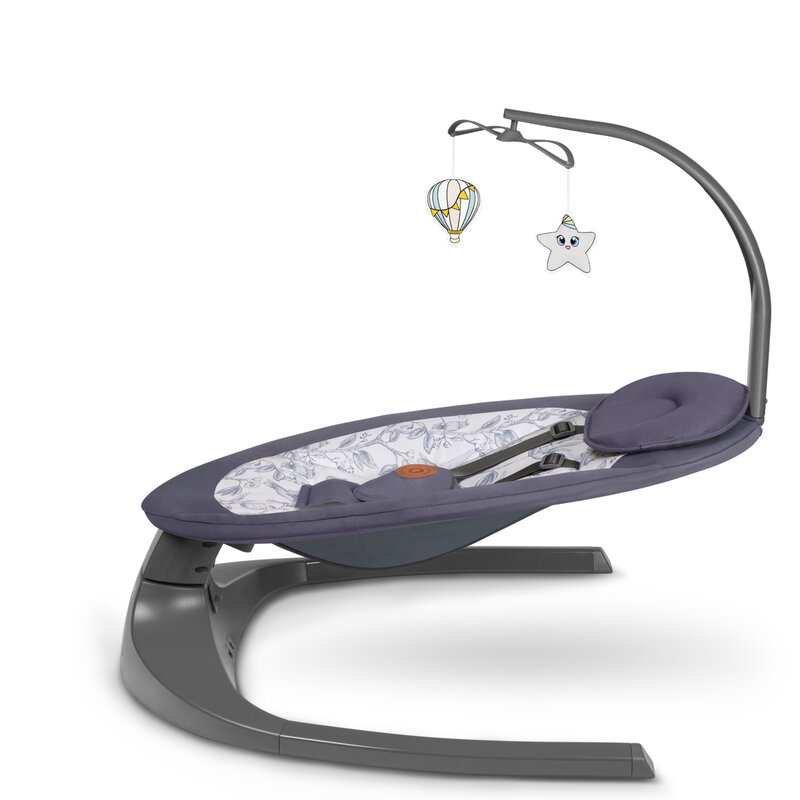 Balansoar Lionelo Ralf 2in1 Electric Gri/Alb - imagine 4