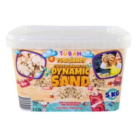 Nisip Kinetic Tuban Natural 5kg - Dezvoltare Creativă - imagine 3