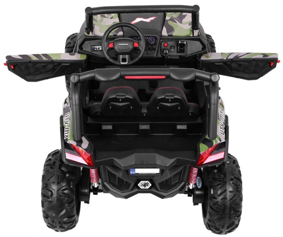 Masinuta Electrica UTV 4x4 Military 2 Locuri - Autokids - imagine 6