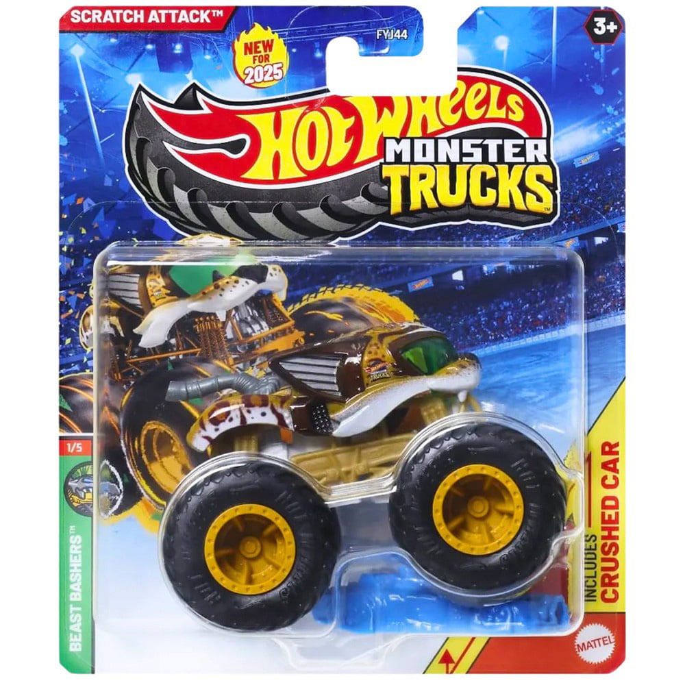 Hot Wheels Monster Truck Beast Bashers JDP68