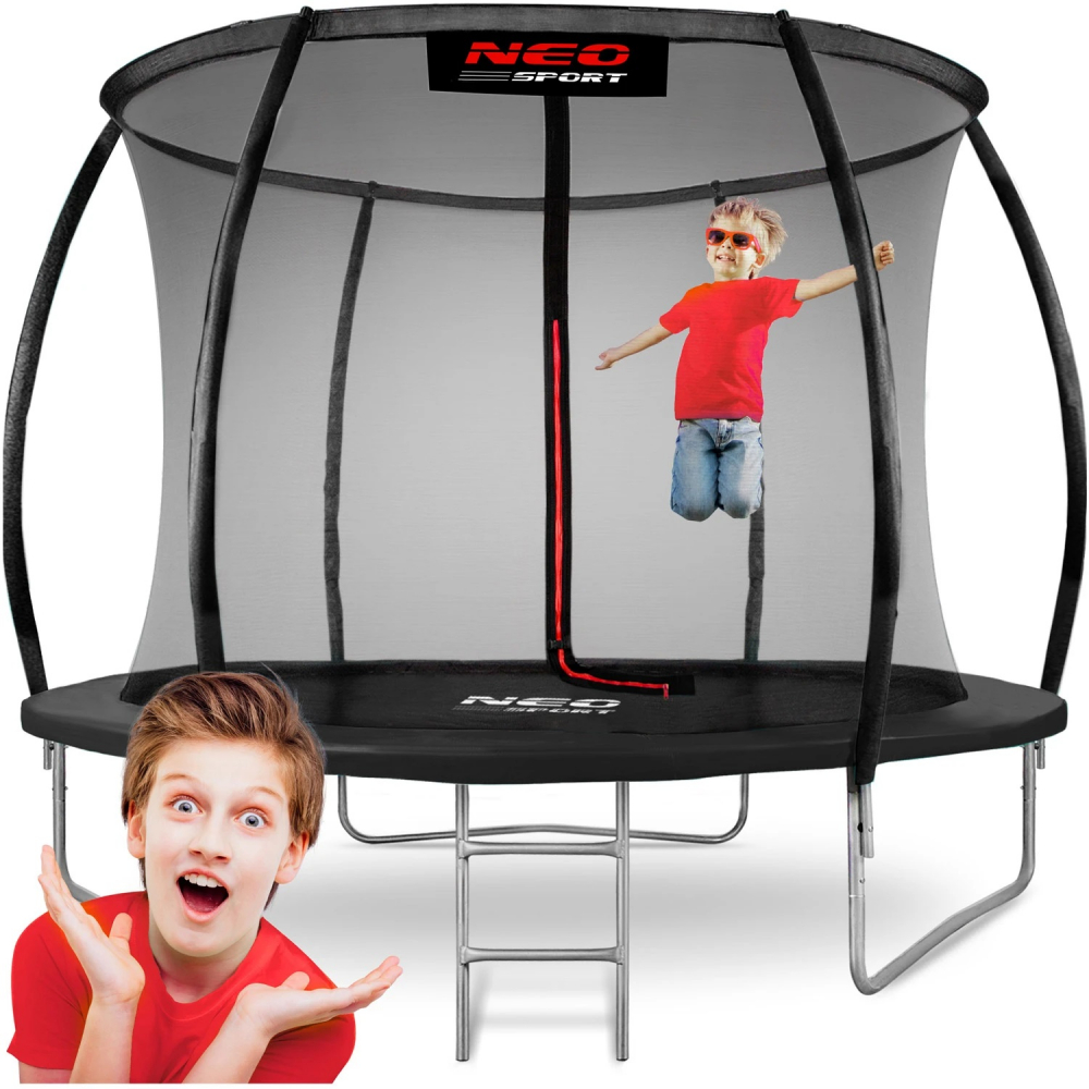 Trambulina Neo-Sport 312 cm, cu Plasa Interioară - imagine 2