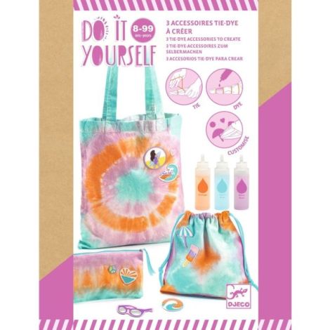 Kit Tie-Dye Djeco Raza de soare - Creează Unic - imagine 3