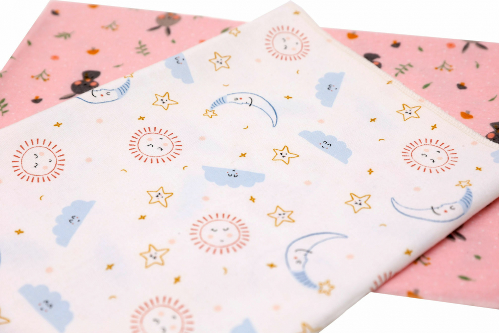 Set 2 Scutece Finet Bebelusi KidsDecor 70x70 cm - imagine 3