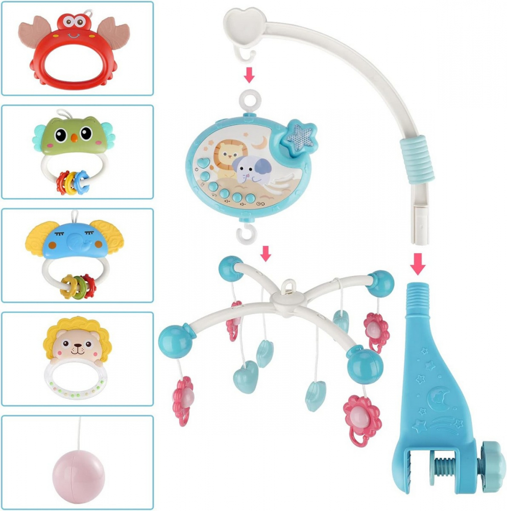 Carusel Muzical Proiector Blue | Sfera Zabawek - imagine 7