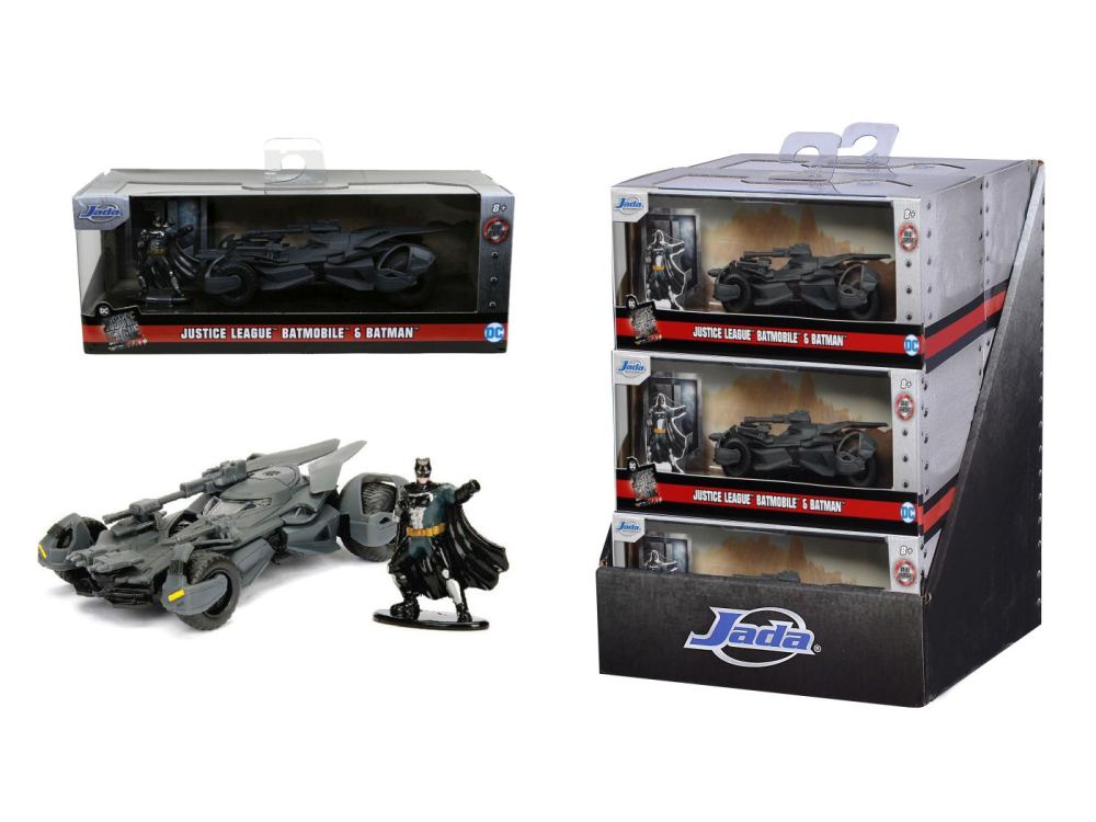 Set Batman Batmetal Simba 1:32 - JADA Justice League