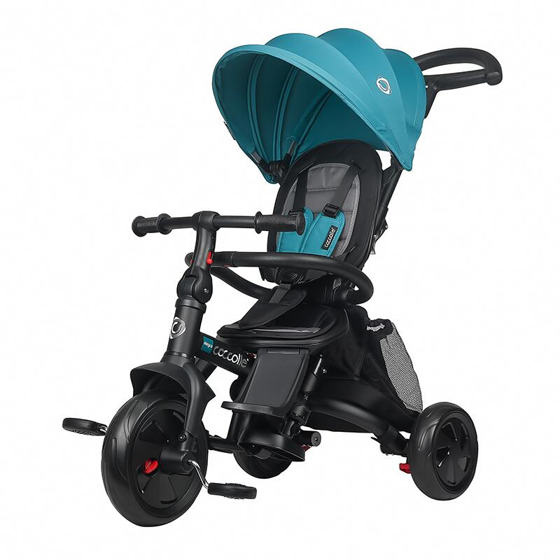 Tricicleta Coccolle Alegra Turquoise, Multifuncțională