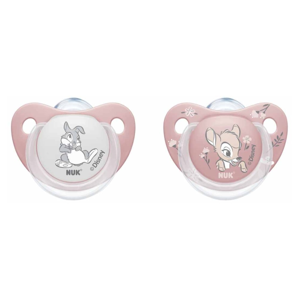 Set 2 Suzete Nuk Disney Bambi 0-6 luni - Comfort Sigur - imagine 2