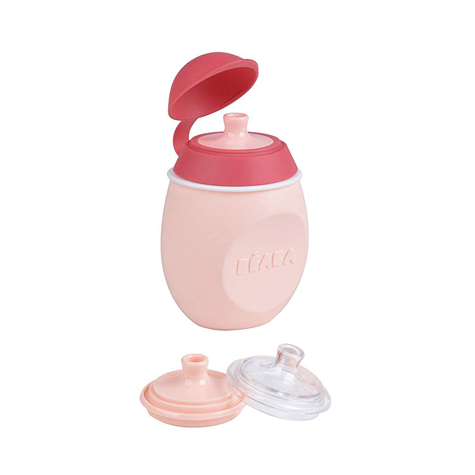 Beaba BabySqueez 2 in 1 Roz, Dispozitiv Hranire - imagine 4