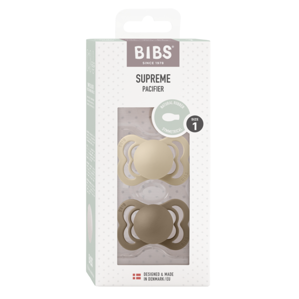 Set 2 Suzete BIBS Supreme, Latex, Simetrice