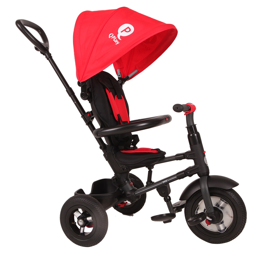 Tricicleta Qplay Rito Rosu - Pliabila cu Roti Cauciuc - imagine 5