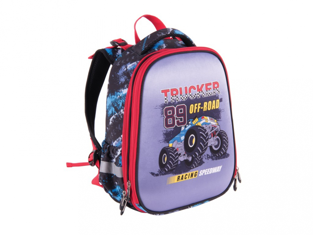 Ghiozdan Pulse Anatomic Cube Off Road, 28x18x38 cm