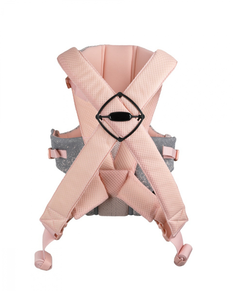 Marsupiu Ergonomic KikkaBoo Gwen Fly Roz | 3 Pozitii