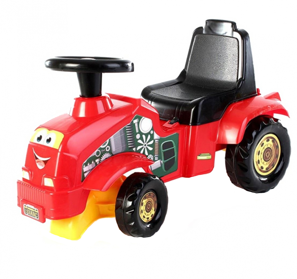Tractor Dede Rosu pentru copii 12m+ | Jucărie educationala - imagine 9