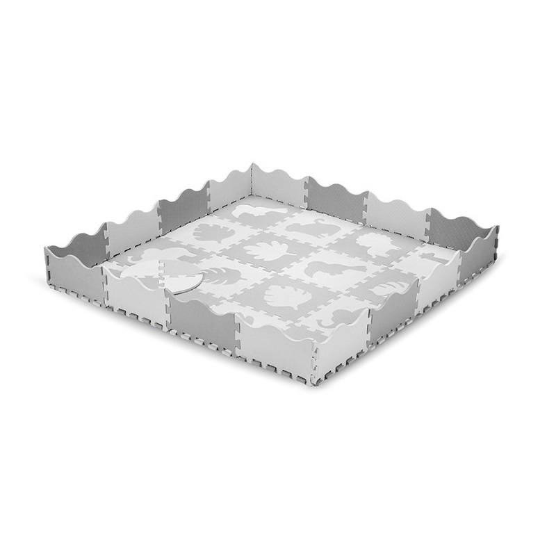 Covoras Puzzle Momi Zawi 150x150 cm Grey - imagine 3