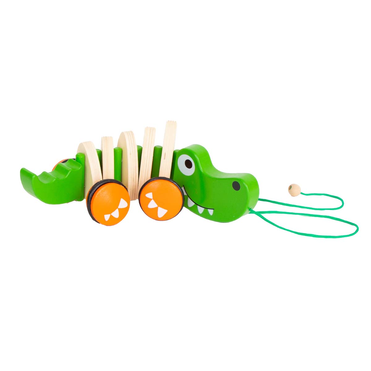 Crocodil din lemn Noriel Wood, Jucarie de tras