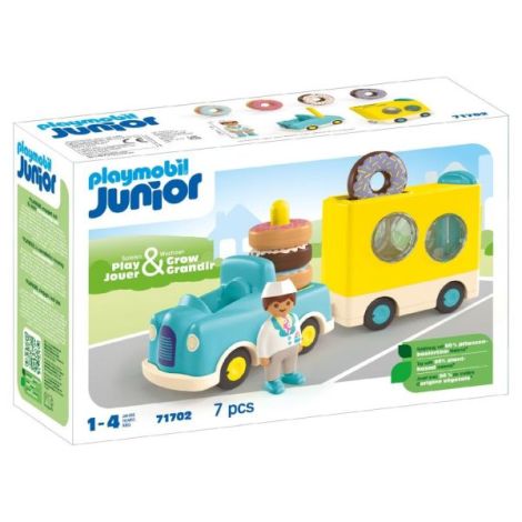 Playmobil Junior Camion Sortare Gogosi - imagine 2