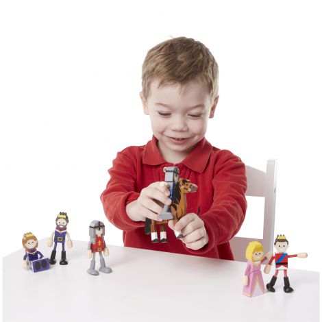 Set Familia Regala Figurine Flexibile Melissa & Doug - imagine 2