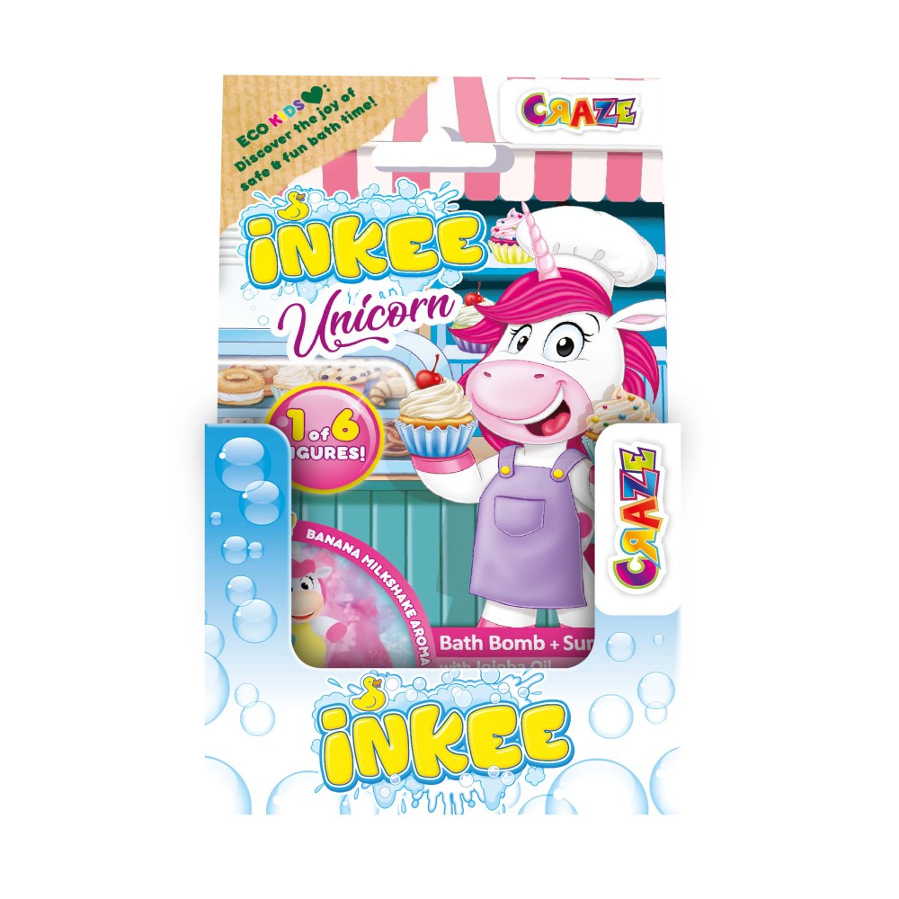 Bila de baie Craze Inkee cu Surpriza Unicorn - imagine 3