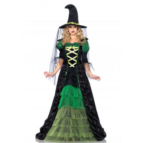 Costum Vrăjitoare Verde Epoca Widmann Italia