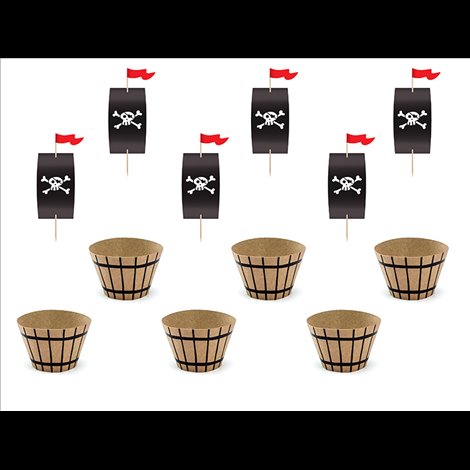 Kit Briose Pirati Party deco | Decorare Festiva