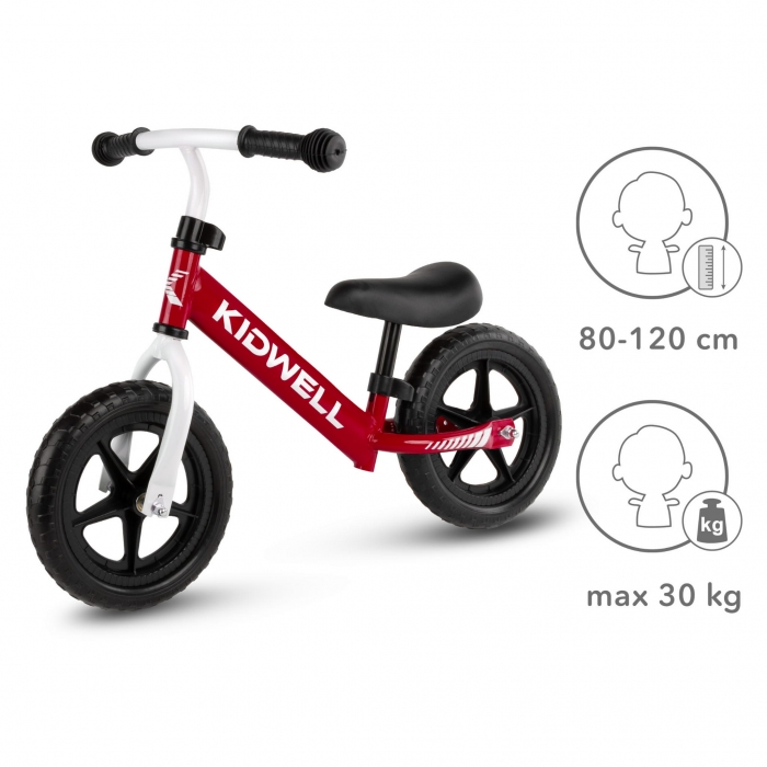 Kidwell Rebel Red - Bicicleta Echilibru Ușoară - imagine 4
